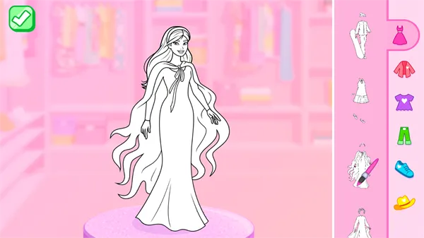 芭比娃娃色彩创作