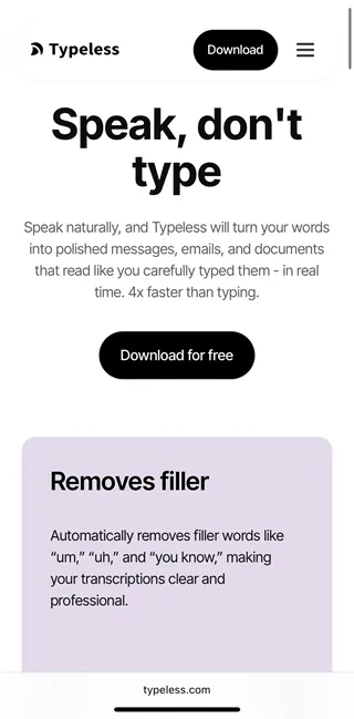 Typeless App