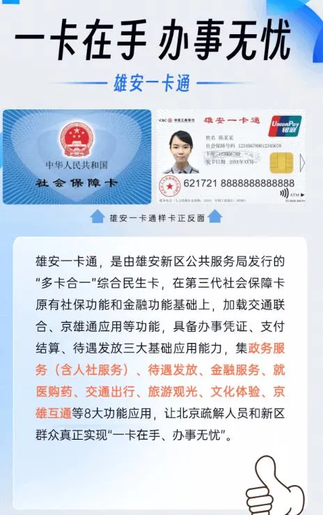 雄安一卡通app相关新闻