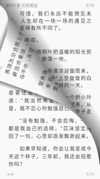 东南小说1.4.08旧版怎么设置翻页模式