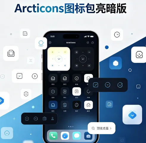Arcticons图标包亮暗版技巧 Arcticons图标包亮暗版技巧