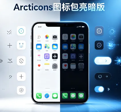 Arcticons图标包亮暗版适配效果怎么样 Arcticons图标包亮暗版适配效果怎么样