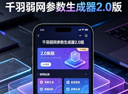 千羽弱网参数生成器2.0最新版软件特色 千羽弱网参数生成器2.0最新版软件特色