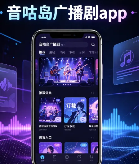 音咕岛广播剧app无广告版功能