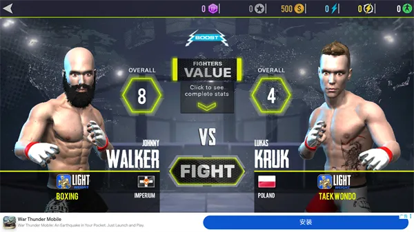 MMA格斗冲突23