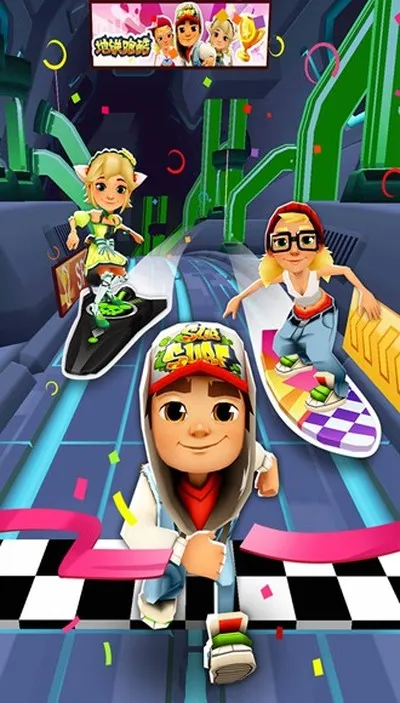 地铁跑酷无邪叶烸原创空间站版截图3