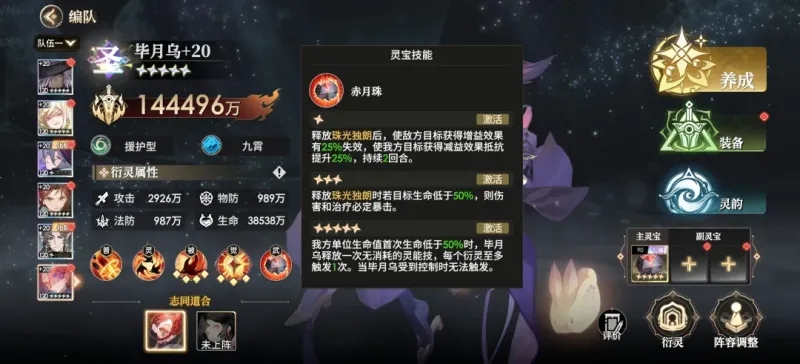 百亿以上角色与阵容分析2