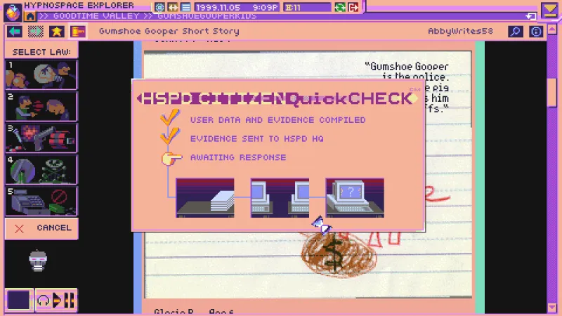 Hypnospace Outlaw游戏下载截图1