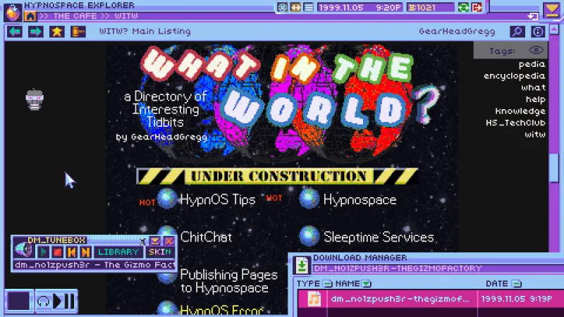 Hypnospace Outlaw游戏下载截图2