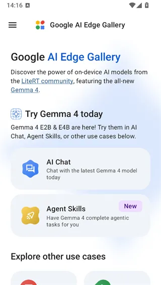 Google AI Edge Gallery