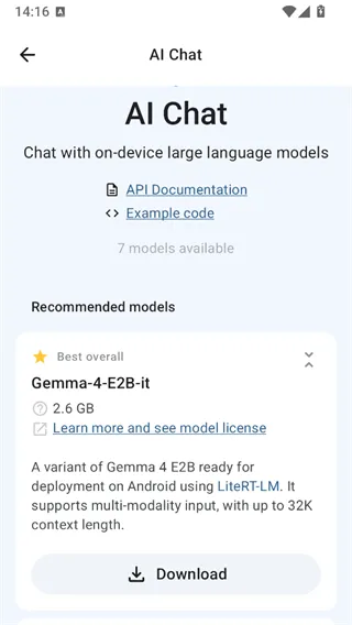 Google AI Edge Gallery