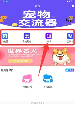 萌宠猫狗交流器怎么查看宠物知识