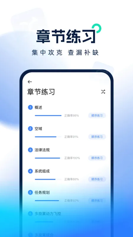 无人机考试题库截图3