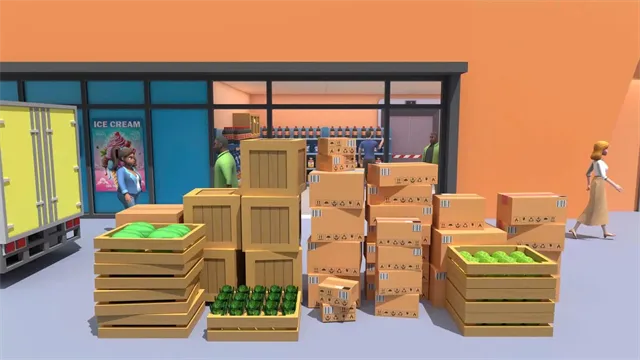 超市大亨3D无限金币版截图1