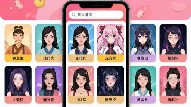黄豆魔换app核心特色