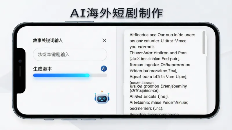AI海外短剧制作工具核心特色