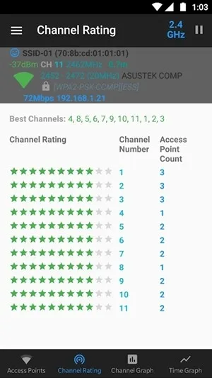 WiFiAnalyzer安卓手机版下载截图2