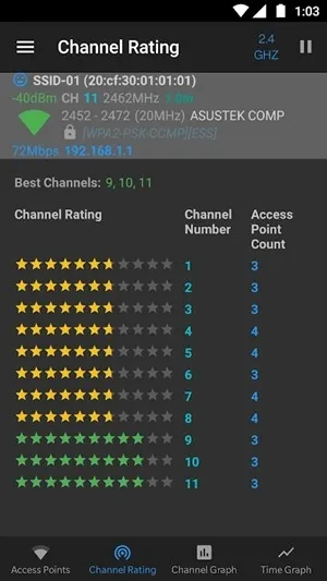 WiFiAnalyzer安卓手机版下载截图3