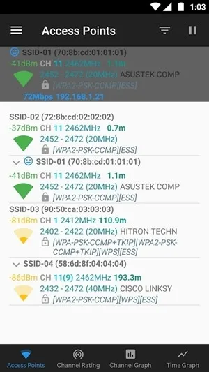 WiFiAnalyzer安卓手机版下载截图5
