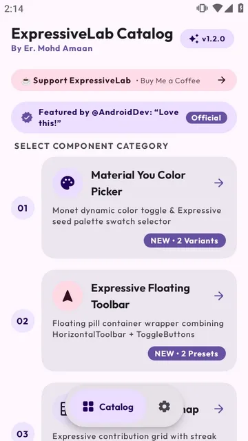 Material 3动效组件库使用说明 Material 3动效组件库使用说明