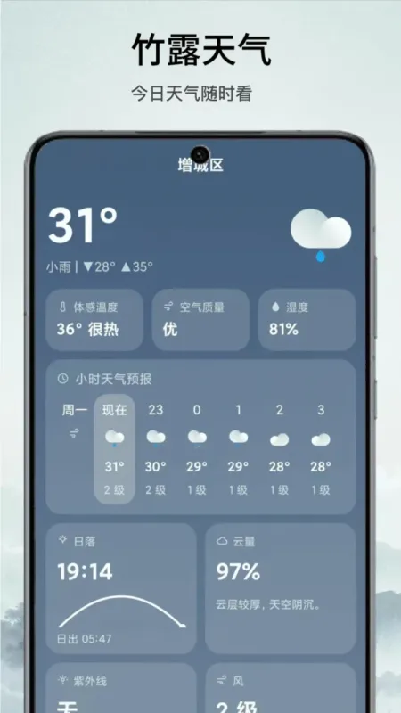 竹露天气-精准天气预报截图1