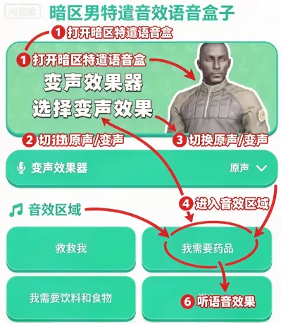 暗区男特遣语音盒
