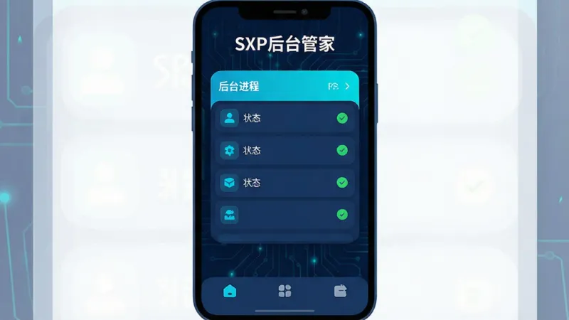 一张手机屏幕截图风格的插画，画面中央显示一个名为