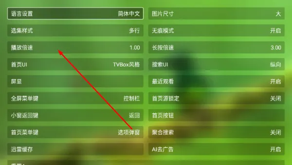 青苹果盒子TV电视版官方版更改播放倍速3 青苹果盒子TV电视版官方版更改播放倍速3