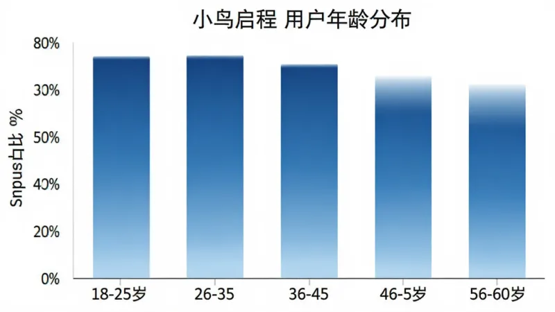 一张柱状图展示