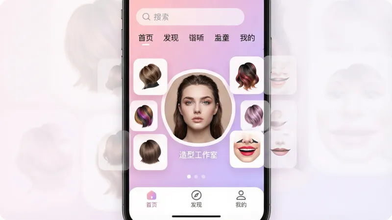 一张手机屏幕展示