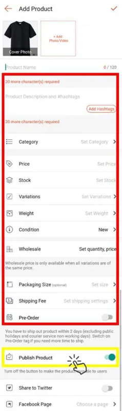 泰国站shopee商品怎么上传6