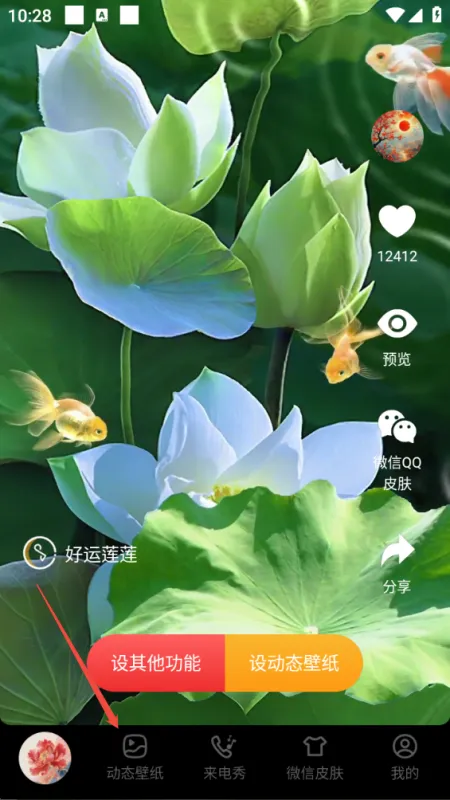 动态壁纸入口界面 动态壁纸入口界面