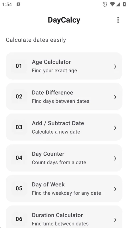 DayCalcy最新版本截图1