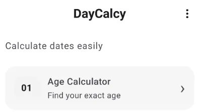 DayCalcy