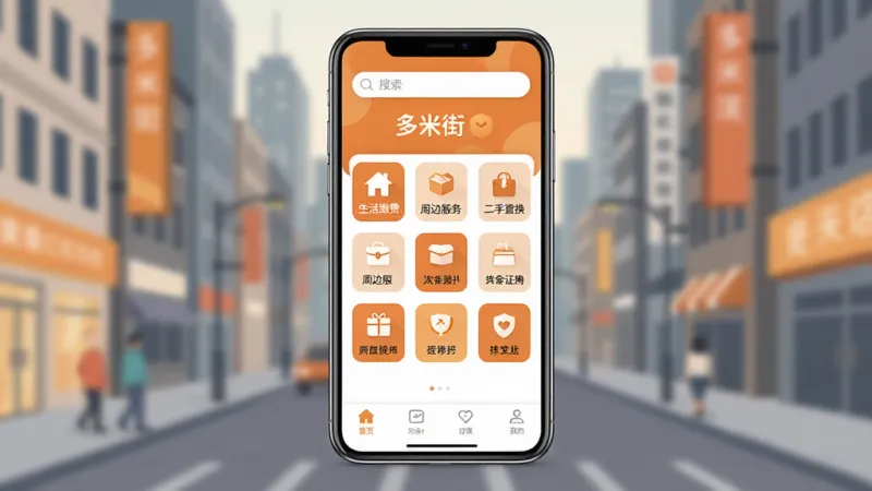 一个手机屏幕竖屏展示，屏幕上显示着一款名为
