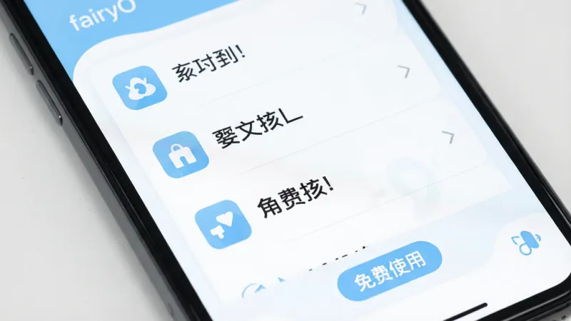 一张手机应用界面展示图,画面为手机屏幕特写,屏幕上显示