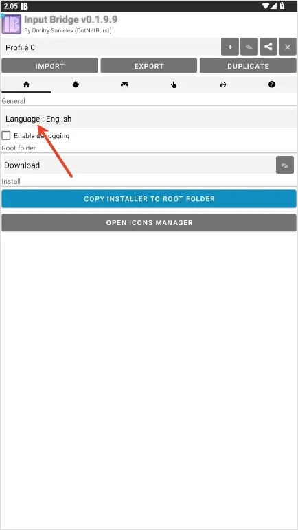 InputBridge怎么设置中文?