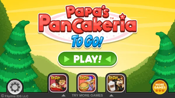 点击绿色Play按钮进入游戏 游戏启动界面