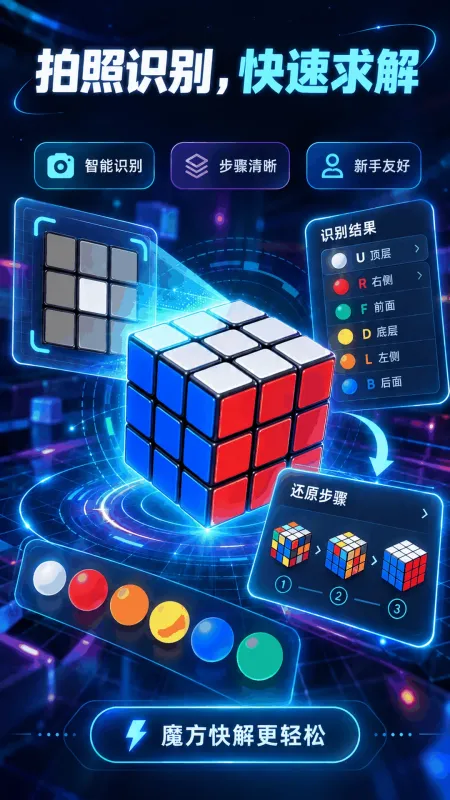 魔方还原模拟器-魔方学习工具截图3