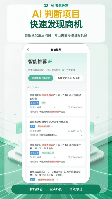 知了标讯-招标采购查询工具截图4