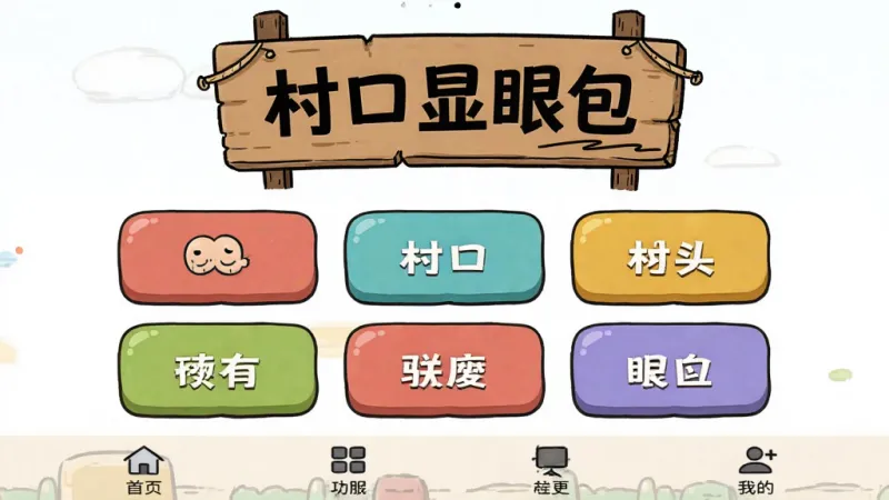 一张手机应用主界面截图,画面中央展示