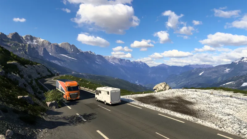 欧洲卡车模拟2大地图MOD手机版下载截图5