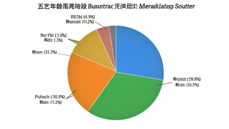 一张展示不同年龄段用户使用配送软件占比的饼状图,图表配色鲜明,标注清晰,背景是简洁的白色,风格商务数据可视化,细节干净,画质清晰,无多余元素