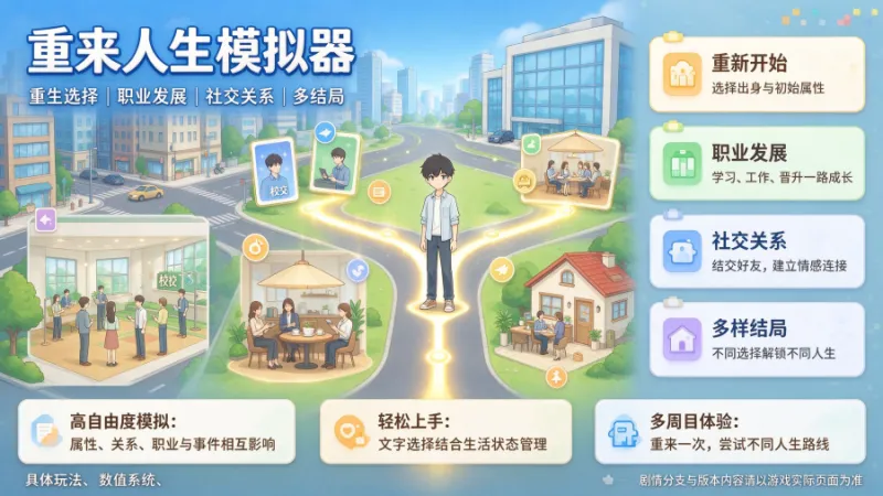 重来人生模拟器小游戏高画质版 重来人生模拟器小游戏高画质版