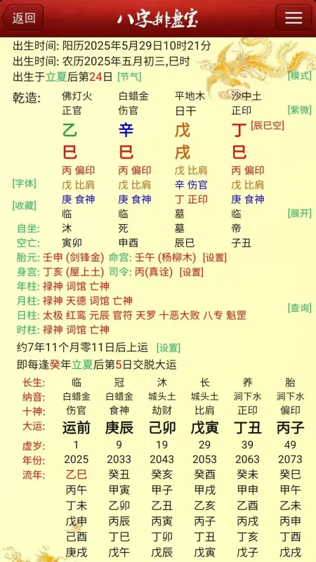 马国峻八字排盘宝-八字排盘工具截图3