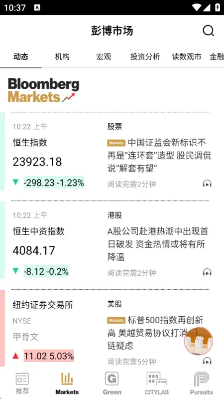 iBloomberg i商周使用介绍