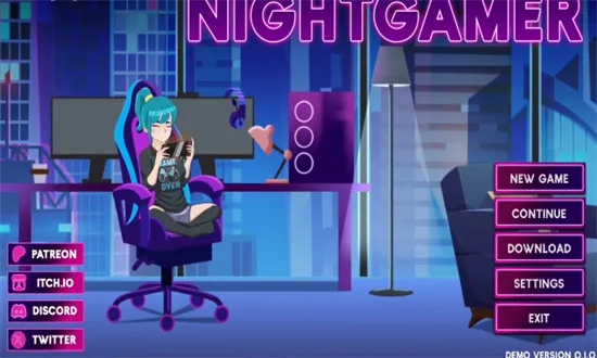NIGHTGAMER操作界面示意图 互动操作界面