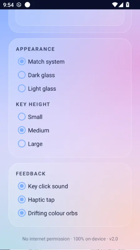 Liquid Glass Keyboard（液态玻璃键盘）截图3