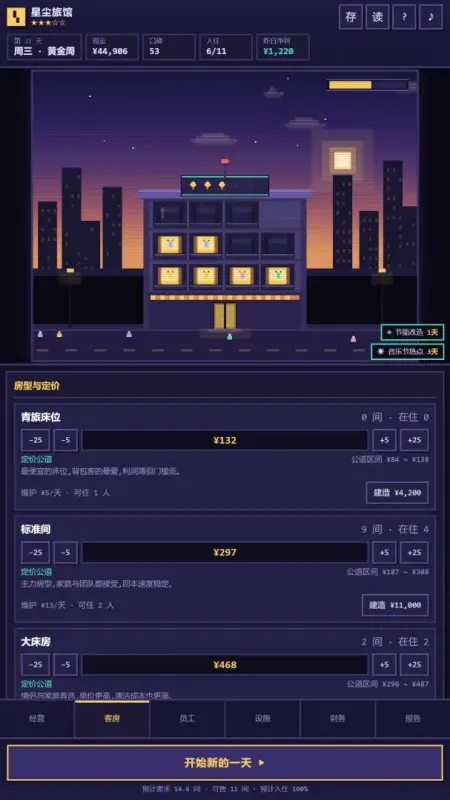 星尘旅馆游戏截图2